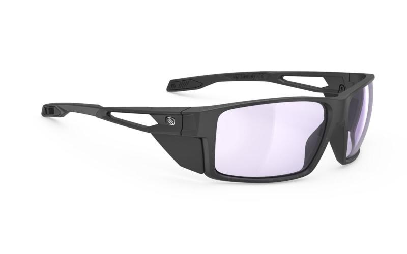 [RUDYPROJECT] サングラス Nyad ニアド ブラックマットフレーム | インパクトX2調光レーザーパープルレンズ SP927506-0000 レンズ幅：64mm｜はなまるショップ