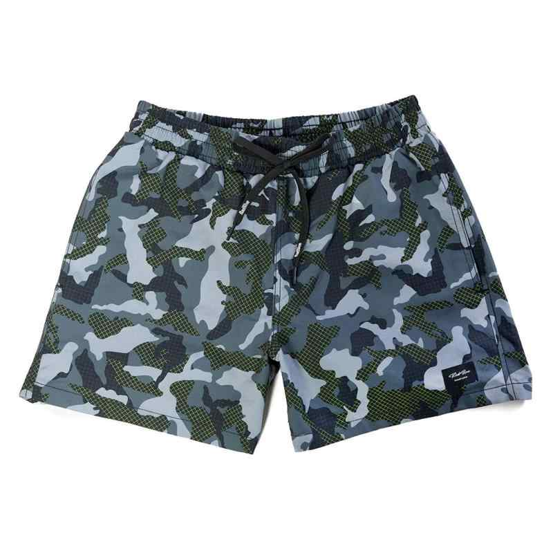 [RadBlue] ラッドブルー サーフパンツ メンズ 水着 ボードショーツ 【MESHCAMO】 豹柄 水陸両用 UVカット 吸汗速乾 インナー付 ポケット有 色柄豊富