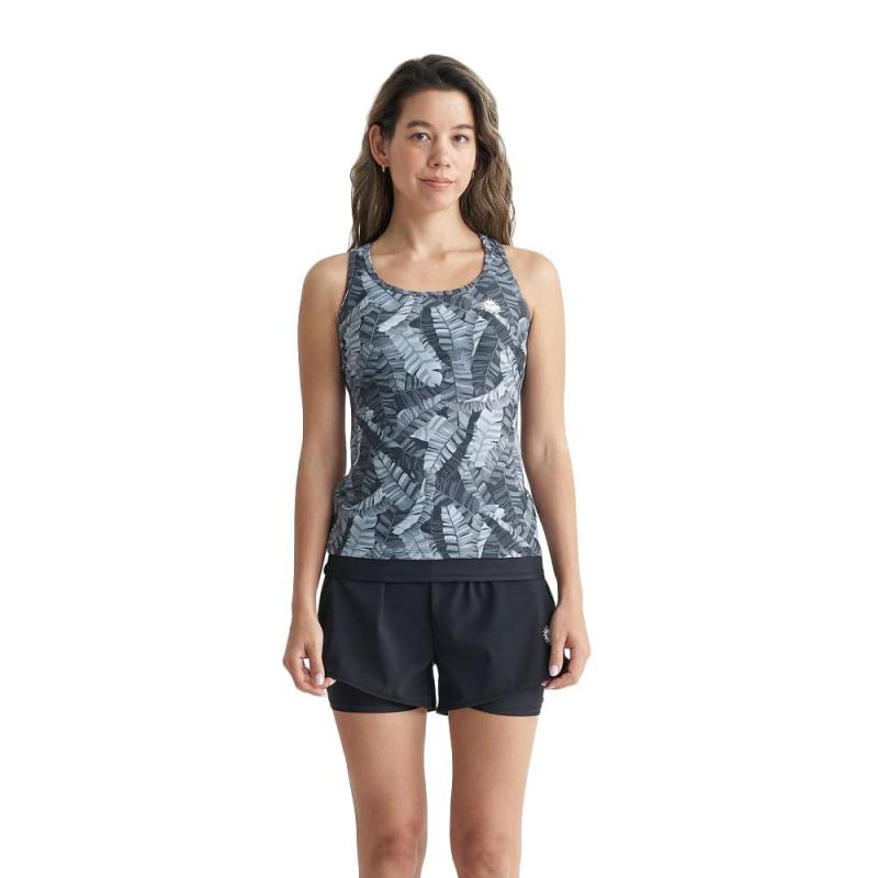 ROXY(ロキシー) セットスイムウェア水陸両用ランショーツ タンクトップセットスイムウエアレディース|はなまるショップ