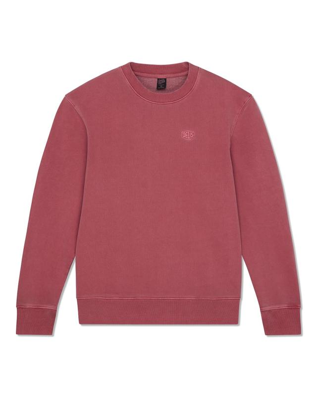 Deus Ex Machina(デウス・エクス・マキナ) フリースShield Garment Dyed Crewメンズ｜はなまるショップ