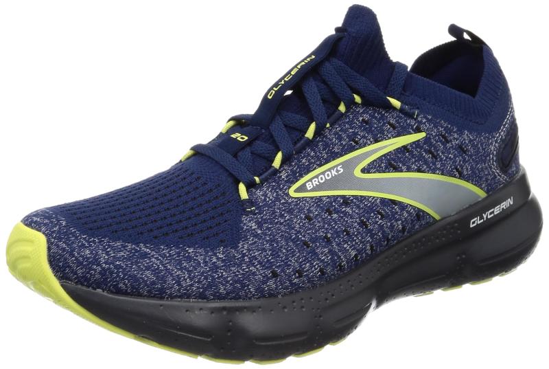 Brooks メンズ スニーカー グリセリン ステルスフィット 20 メンズ BRM 3843ランニングシューズ|はなまるショップ