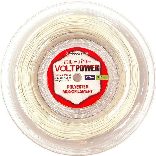 WINNING SHOT (ウィニングショット) 雄捩子力強さ125 (VOLT POWER) (ゲージ:1.25粍) 120m一巻きガット 硬式庭球 より糸