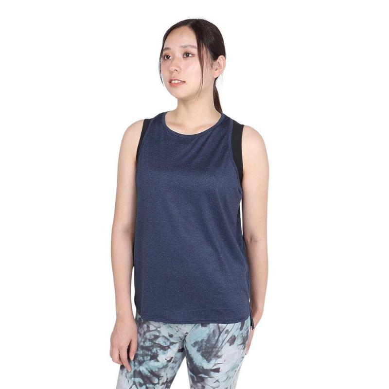 Danskin タンクトップ薄手 吸汗速乾 抗菌防臭 UVケア オールデイアクティブライトカバーアップタンク DC724110レディース