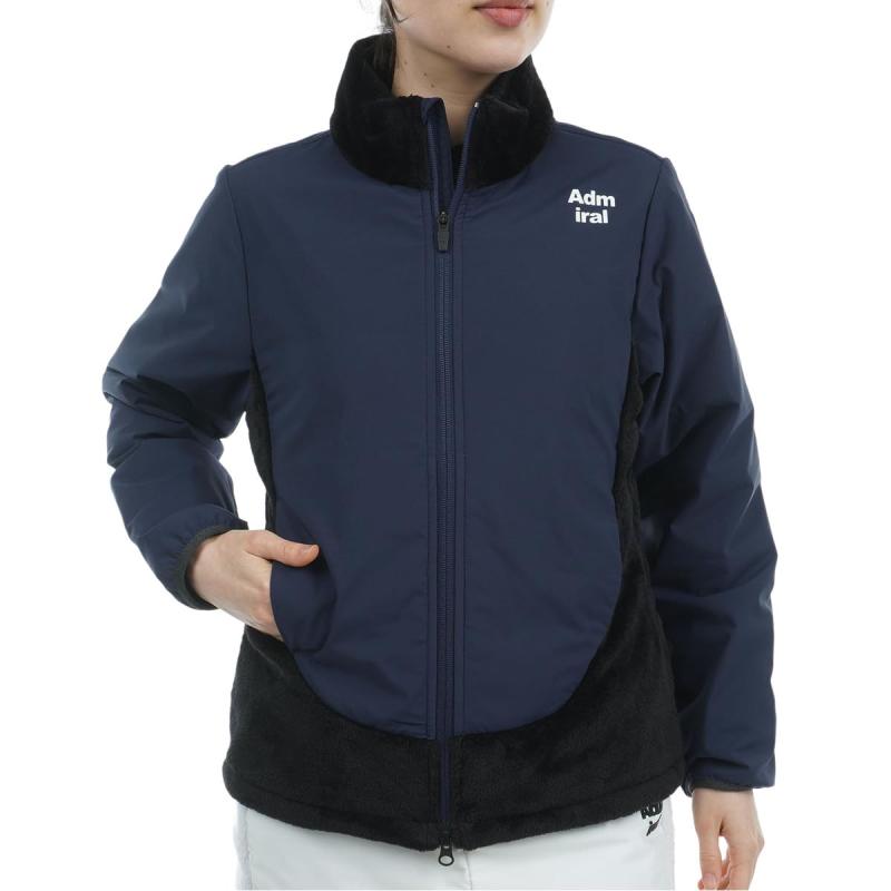 [Admiral] 上衣 ボア雑ぜ合わせる 中綿上衣 レディース ADLA480