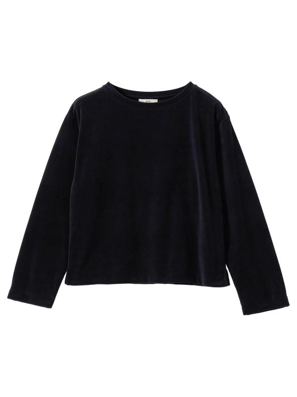 [シップス フォー ウィメン] SHIPS for women スウェット 手洗い可能 コットン ベロア ボートネック ロング スリーブ プルオーバー レディース 312011179｜はなまるショップ