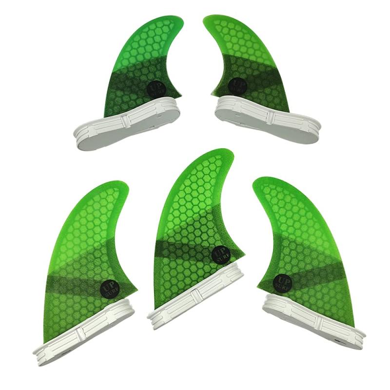UPSURF サーフボードフィン Double Tabs II フィン M サイズ 5枚セット サーフィ surfboard fin