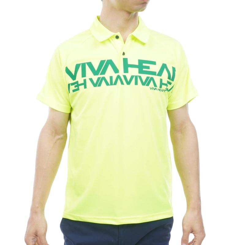 VIVA HEART(ビバハート) ゴルフ 半袖トップス グラフィックデザインポロシャツ 吸水速乾 UVとり捨てる 01125344