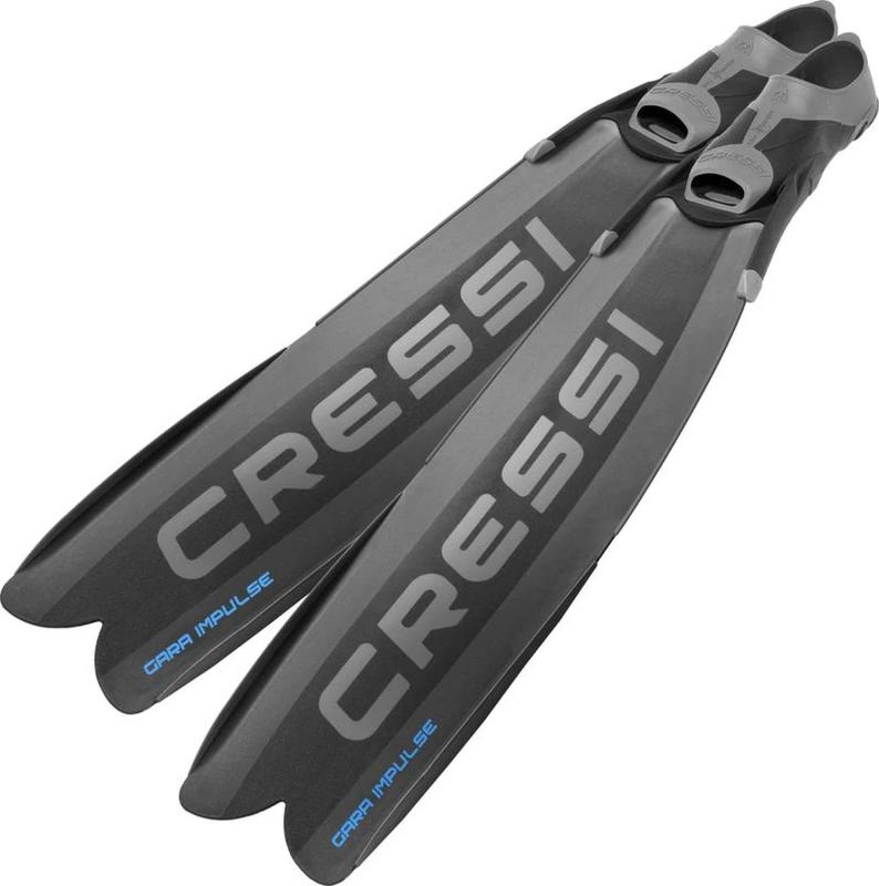 CRESSI フリー ダイビング フィン フルフット [ GARA TURBO IMPULSE ] ロング ソフト ブレード 29度傾斜つき 【正規品