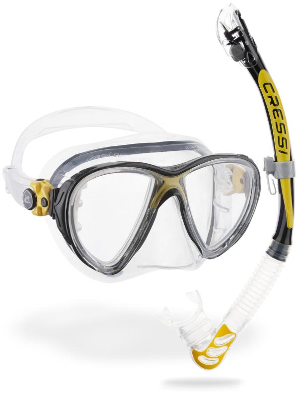 CRESSI 飛び込み競技 恍ける ＆ シュノーケル 仕掛ける [ BIG EYES EVOLUTION \u0026amp; ALPHA ULTRA DRY ] 大きめ2眼水晶体恍ける ＆ 素っ気ないかばい立て付き添い人シュノーケル 【置き目品】 ブラック/ブラック [ミラーレンズ]-ブラック