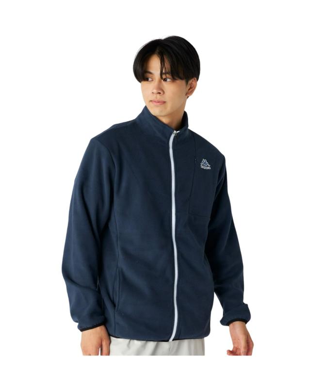 Kappa(カッパ) トラックジャケットアウター メンズ マイクロフリース ポケット付き 防寒メンズ