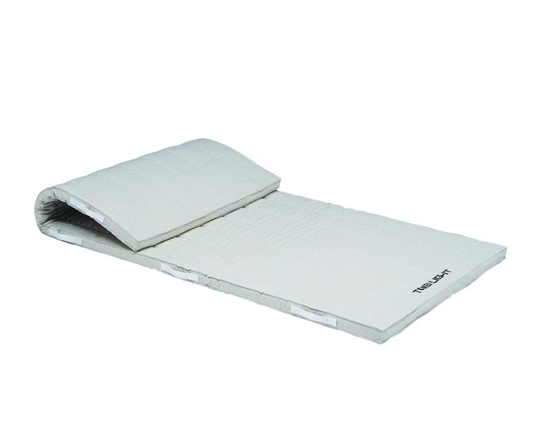 TOEI LIGHT(トーエイライト) 合成スポンジマット5cm厚 9号帆布 90×180×5cm T2701 安全に配慮した側面ベルト式 柔軟性が高く跳び箱からの着地や回転運動のショックを効果的に吸収