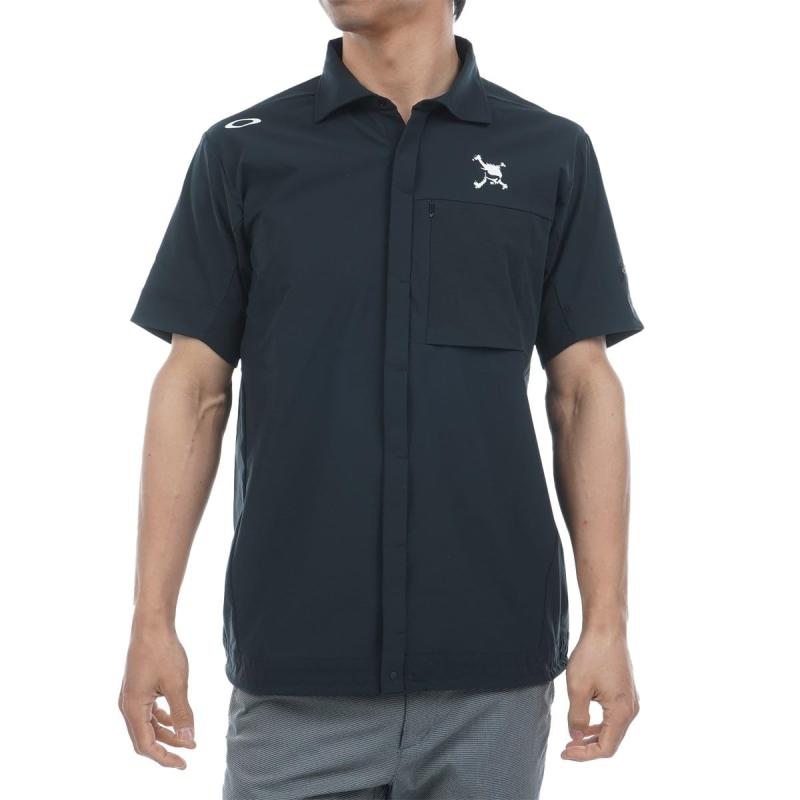 SKULL AERATE HYBRID SHIRT BLACKOUT US S サイズ (日本 M サイズ相当) FOA407607_02ES