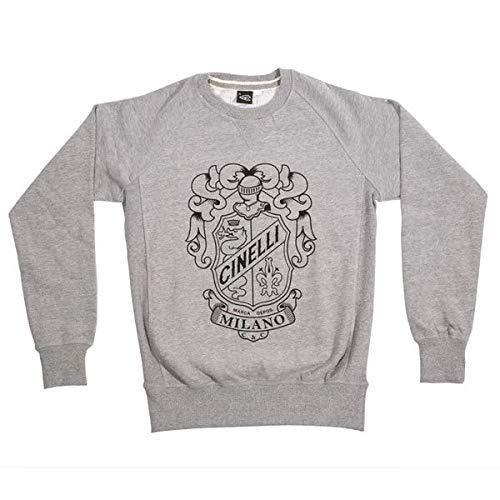 チネリ(cinelli) 銀輪 読み込む 自動二輪車 CREST CREW NECK SWEATSHIRT クレスト 労働者の一団のど首 トレーナー