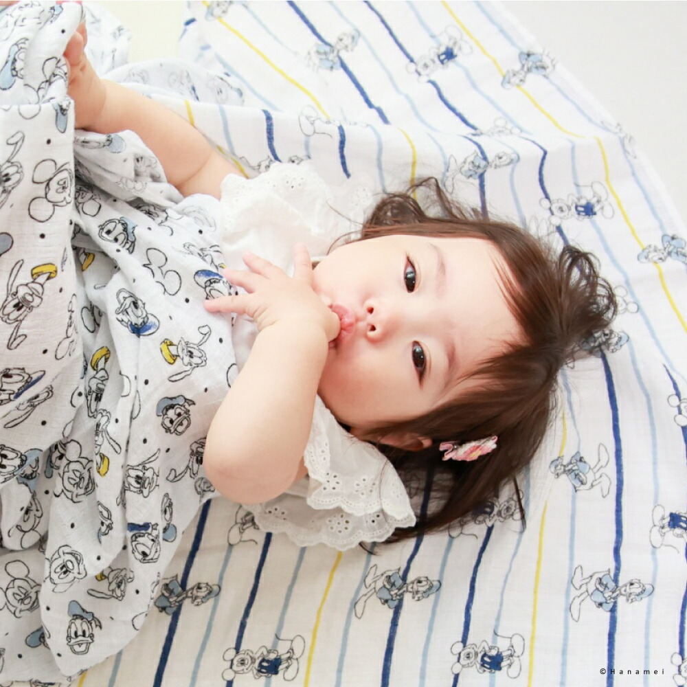 日本正規品 aden anais モスリン ひざ掛け ミッキー おくるみ エイデン
