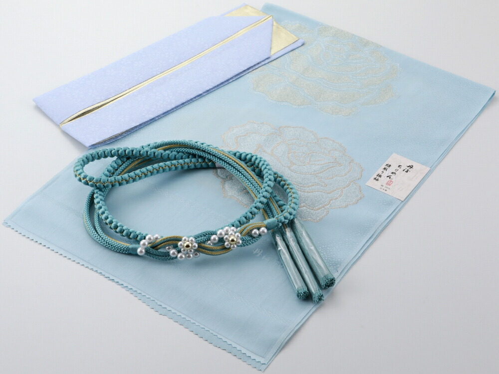 楽天市場】振袖用 正絹 帯揚げ・帯締め・重ね衿・半衿 4点セット