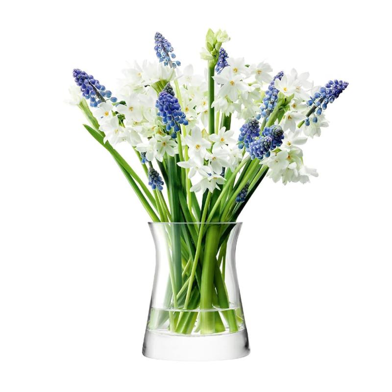 LSA(エルエスエー) フラワーベース(花器) GARDEN POSY クリア 高さ13cm FLOWER(フラワー) G602-13-301｜はなむすび