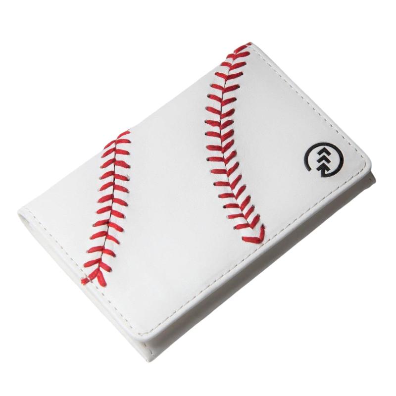 [rebolld] 野球ボールの革使用 本革名刺入れ カード入れ ハンドステッチ 野球 ギフト カードケース 高級 大容量｜はなむすび