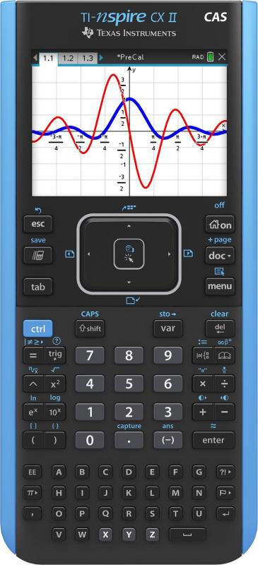 Texas Instruments(テキサス・インスツルメンツ) TI-Nspire CX II CAS 色つやグラフ記録数えること機 大学生用ソフトウエア付き添い人(パソコン/Mac)