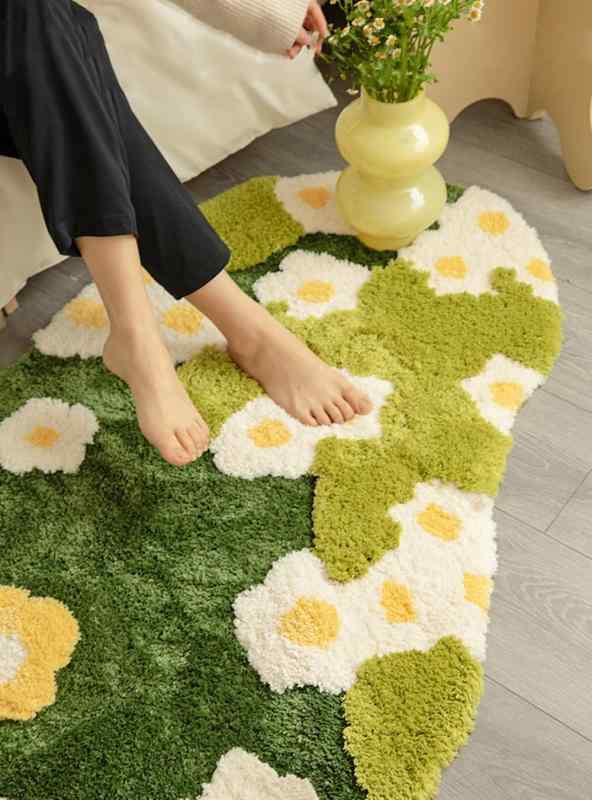緑 引っ敷き 楕円面形 今めかしい フワフワ 臥榻片方 引っ敷き 部屋の入り口引っ敷き 北欧 楕円面 引っ敷き 引っ敷き 洗える 引っ敷き 上滑り打ち切り付き添い人 オール時節