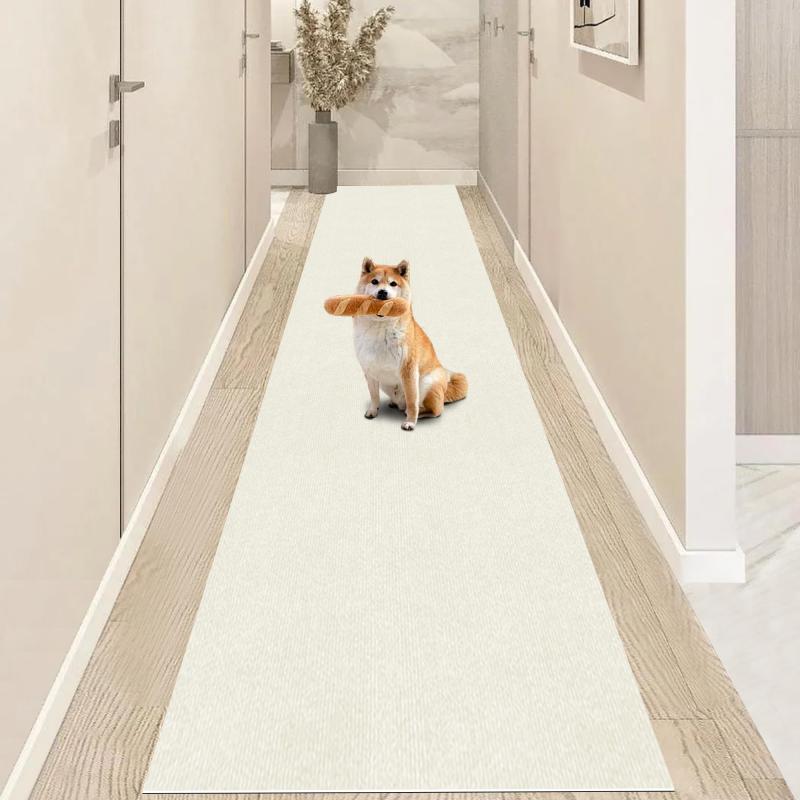 廻廊 引っ敷き  ロング引っ敷き ズレない 洗える 撥水 今めかしい 無地 引っ敷き手合い ロング引っ敷き へばり着く 廊下敷き TPR 防音 引っ敷き 無地 愛玩動物 置くだけでへばり着く引っ敷き ロング引っ敷き
