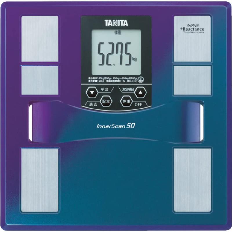 タニタ 体重 体組成計 50g 最薄 日本製 ブルー BC-310 BL|はなむすび