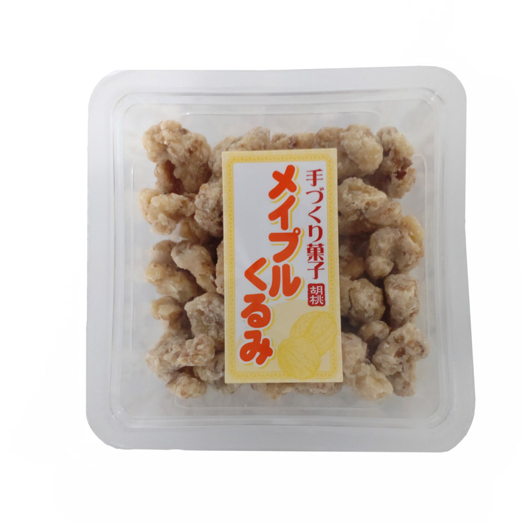 市場 メープルくるみ90g メープル 風味 くるみ カリッ 甘い 胡桃 クルミ 香ばしい ナッツ 木の実
