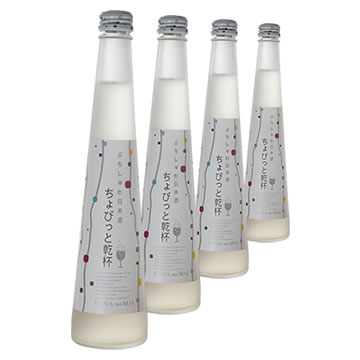 スパークリング 日本酒 花の舞 微発泡清酒4本セット ギフト箱プレーン（300ml）&times;4 【女子会】