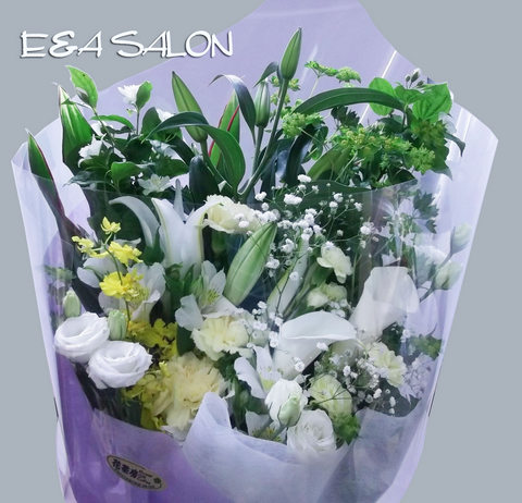 楽天市場 お供え用花束お供え 仏事 法事 お悔やみ 花 命日 枕花 お盆 洋風 和風 メッセージカード無料 画像配信無料 ラッピング無料 フラワーショップ 花茶房