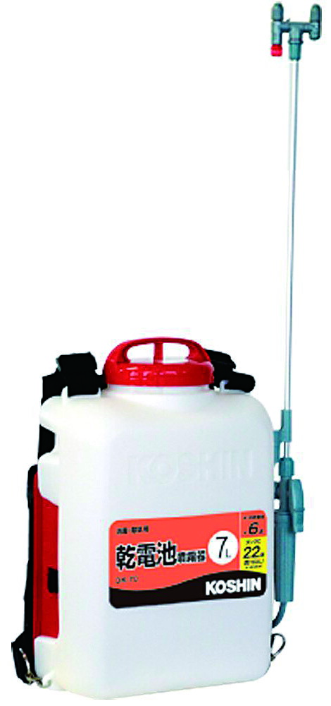 工進　背負い式乾電池噴霧器　7L　DK-7D　KOSHIN　消毒　除草