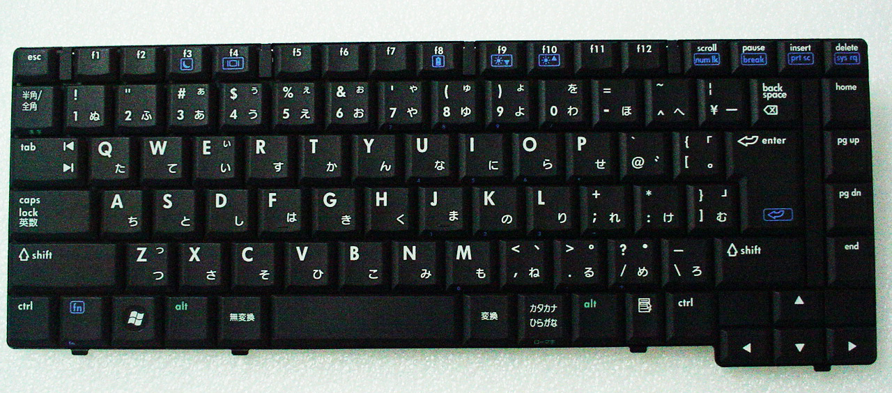 新品HPノートパソコン 6515B等用日本語キーボードV070526AJ1JA(黒)