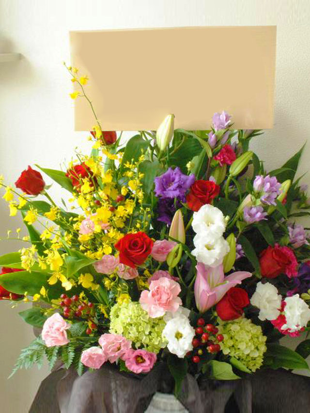 誕生日 プレゼント お祝い オープン 画像報告 花助が厳選した花屋のお祝いアレンジメント花 フラワーギフト 花 開店祝い あす楽対応 選べる花色は25色 円 名札またはカード付き 全国手渡し配送無料