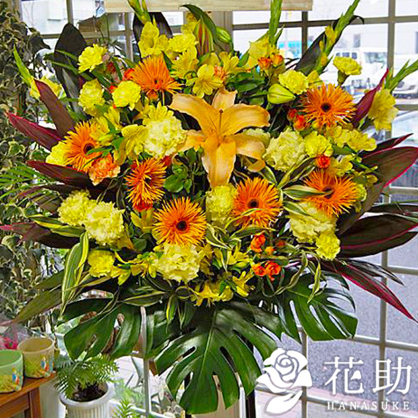 フラワーコンシェルジュが厳選した花屋の 花色は選べる25色 配送 モンステラ入りスタンド花 花 観葉植物 開店祝い 移転祝い 発表会 ビジネスイベントなどのお祝いに 花助 店 季節のお花 お祝いフラワースタンド 全国送料無料 即日お届け 領収書の発行可能 フラワーコンシェルジュが厳選した花屋の 花色は選べる25色 配送 モンステラ入りスタンド花 花 観葉植物 開店祝い 移転祝い 発表会 ビジネスイベントなどのお祝いに 花助 店 季節のお花 お祝いフラワースタンド 全国送料無料 即日お届け 領収書の発行可能