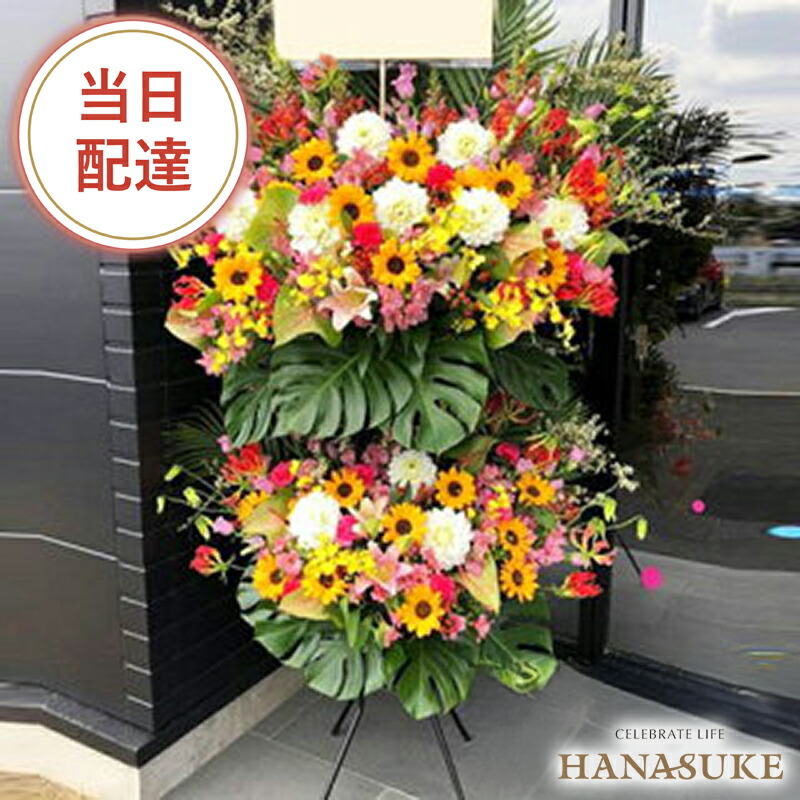 【多彩おまかせのみ】「願望することが届く」か細いな形の照明ランプ花 2段 24000円 花 フラスタ  名札付き添い人 すがた絵ニュース記事 築き上げる・リコール無料 【相応う】名札無料 開業お祝い 開院お祝い 花・ガーデン・DIY-花・観葉植物-フラワーアレンジメント