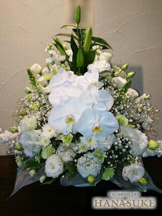 当日配達 供花 葬儀 お悔やみ お供え 花 花助が厳選した花屋の供花アレンジメント花 円 枕花 供養花 仏花 生花 献花 お彼岸 周忌 命日 当日配送 即日 あす楽対応 名札無料 お盆 初盆 新盆 通夜 法事 法要 全国手渡し配達 即日 配送無料 名札付き 画像報告 和風