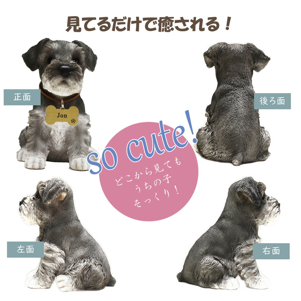 犬の置物 シュナウザー うちの子わんこ 置物 可愛いわんこのオブジェ シュナウザーの置物 犬 犬の置物 シュナウザー うちの子わんこ 置物 可愛いわんこのオブジェ シュナウザーの置物 犬