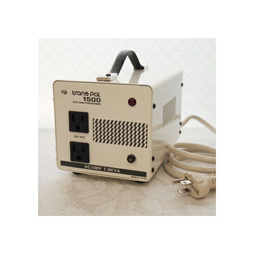 スワロー電機 受注生産のため納期約2週間ダウントランス 120V→100V / 1500W PAL-1500AP 22,526円