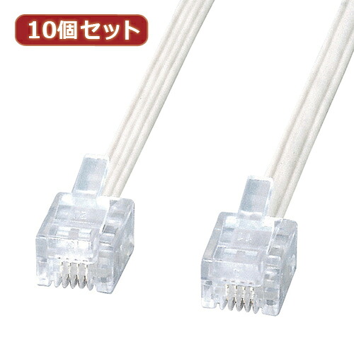 10個書き割り サンワサプライ エコロジー電話を掛ける有線テレビ 電話機-E4-3N2 電話機-E4-3N2X10