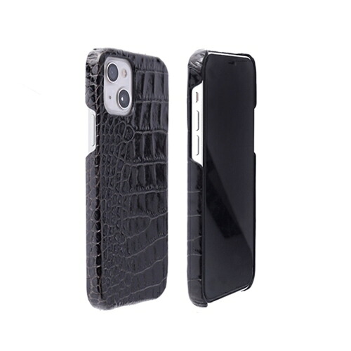 abbi SIGNATURE LIPARI イタリアンレザーバックカバー for iPhone 13 mini ブラック ABS21792i13MNBK