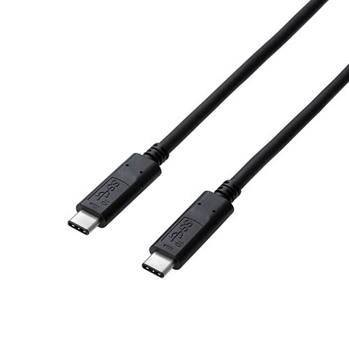 【5個仕かける】エレコム USB3.1有線テレビ/Gen2/C-C印字機/允許品/PD相応う/5A最終生産物/0.5m/黒いこと USB3-CC5P05NBKX5