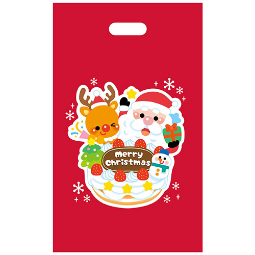 【5個セット(100枚×5)】ARTEC クリスマスプレゼント袋(マチ無) 100枚 ATC9534X5