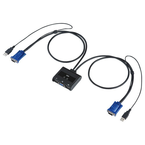 サンワサプライ パソコン自動切替器 2:1 SW-KVM2UUN