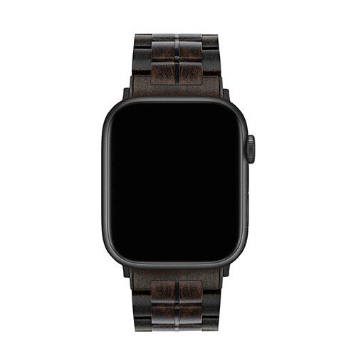 VOWOOD ボーウッド 天然木バンド for Apple Watch アップルウォッチ 45/44/42mm 黒檀 VW74036AWCP