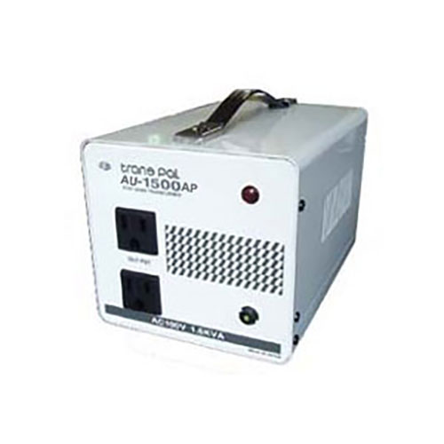 【予約販売4月24日入荷予定】スワロー電機 受注生産のため納期約2週間程度 アップトランス 変圧器 100V→120V 1500W AU-1500A