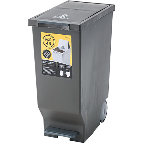 東谷 スライドペダルペール45L ブラウン LFS-764BR