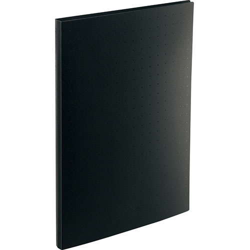 【5個セット】 LIHIT LAB. 名刺帳 ポケット交換タイプ A4 300カード 黒 A-5042-24-BKX5