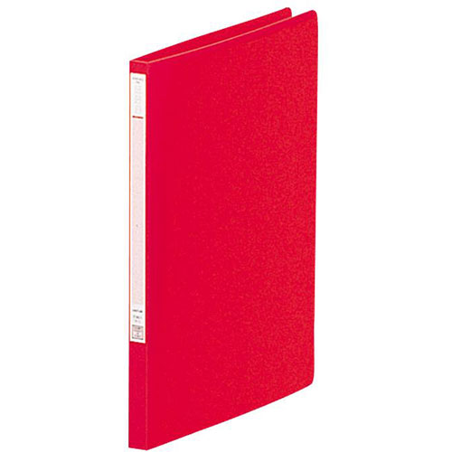 【10個セット】 LIHIT LAB. パンチレスファイルZ式 B5S 赤 F-342-1-RDX10