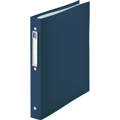 【5個セット】 LIHIT LAB. クリヤーブック A4 交換式 20ポケット ネイビー N-7683-11-NVX5