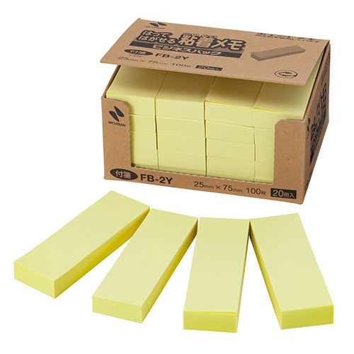 【5個セット】 ニチバン ポイントメモ イエロー NB-FB-2YX5｜ショップハナテック