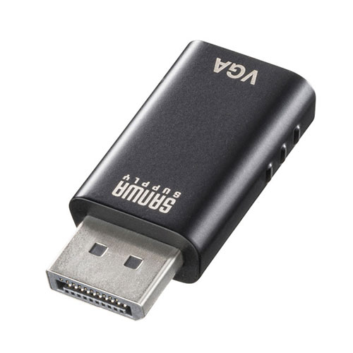 【3個セット】 サンワサプライ DisplayPort-VGA変換アダプタ AD-DPV05X3