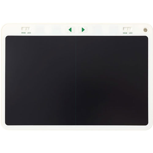 KING JIM キングジム ブギーボード 2分割画面 BB-16 ホワイト KJ-BB-16-WH